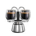 Baccarat Barista Brillante Double Espresso 2 Cups Coffee Maker